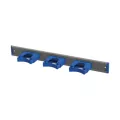 Support mural BLANC 50 cm 3 supports balais (M)